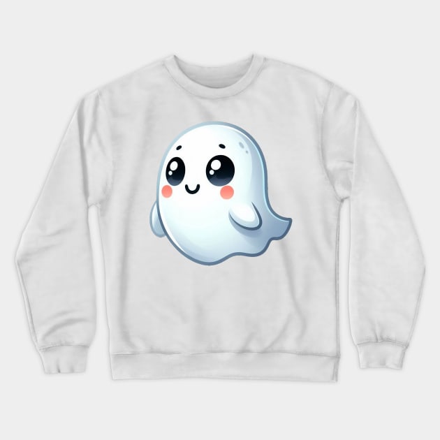 Cute Ghost Crewneck Sweatshirt by Dmytro